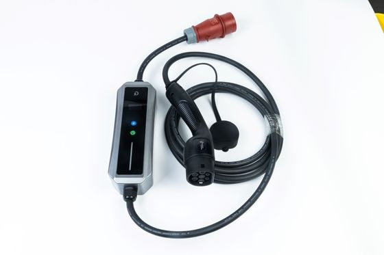 Mode2 IEC62196 400V 3-Phase 32A 22kw 2-In-1 Ev Car Fast Charger Type2 Home