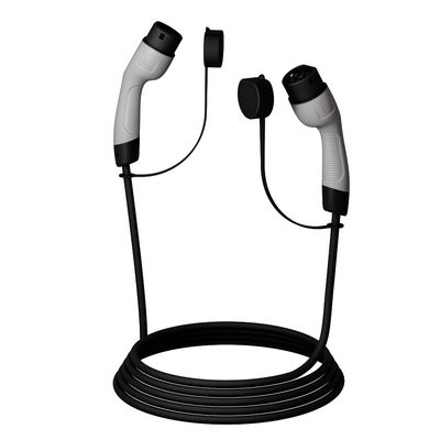 15m 20m 3 Phase Ev Charging Cable Wall Bracket Type2 Inlet MAX 11kW